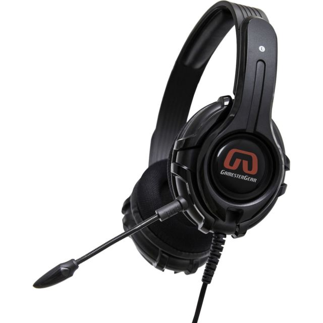 GamesterGear Cruiser Headset - Stereo - Mini-phone (3.5mm) - Wired - 32 Ohm - 20 Hz - 20 kHz - Over-the-head - Binaural - Circumaural - 4.90 ft Cable - Black MPN:OG-AUD63084