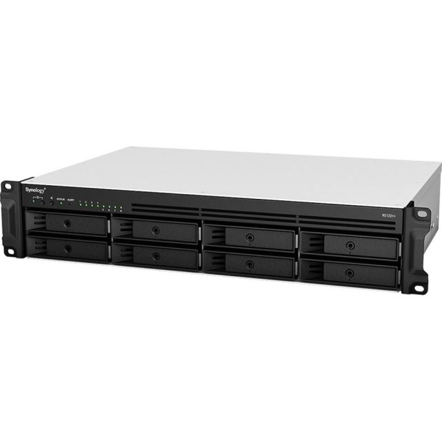 Synology RS1221+ SAN/NAS Storage System - AMD Ryzen V1500B 2.20 GHz - 8 x HDD Supported - 0 x HDD Installed - 8 x SSD Supported - 0 x SSD Installed - 4 GB RAM - Serial ATA Controller MPN:RS1221+