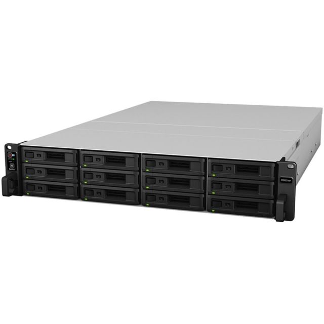 Synology RackStation RS3621XS+ SAN/NAS Storage System - Intel Xeon D-1541 -  2.10 GHz - 12 x HDD Supported - 0 x HDD Installed - 12 x SSD Supported - 0 x SSD Installed - 8 GB RAM - Serial ATA Controller MPN:RS3621XS+