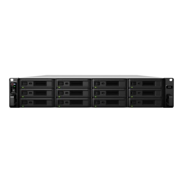 Synology SA3600 SAN/NAS Storage System - 1 x Intel Xeon D-1567 Dodeca-core (12 Core) 2.10 GHz - 12 x HDD Supported - 12 x SSD Supported - Clustering Supported - 16 GB RAM DDR4 SDRAM - Serial Attached SCSI (SAS) Controller MPN:SA3600
