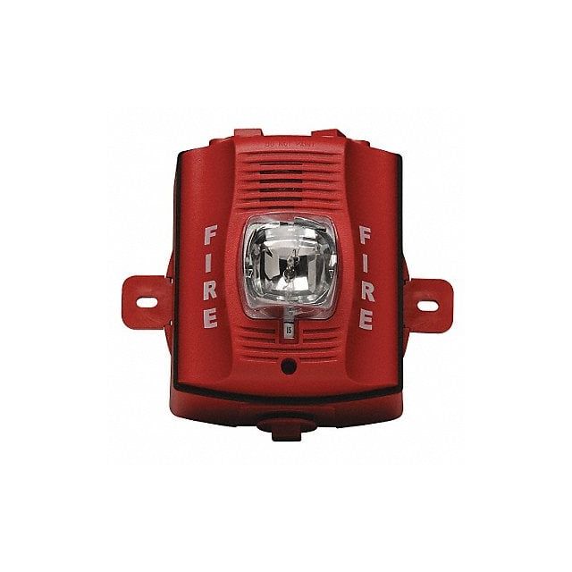 Outdoor H/S Wall 2-Wire Hi Candela Red P2RHK-120 Home Alarm Systems