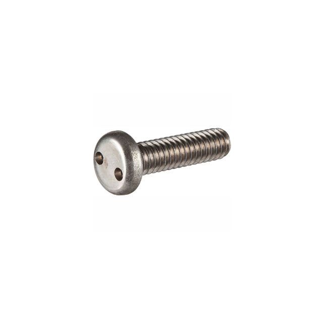 M6 x 1.0 x 16mm Security Spanner Machine Screw - Pan Head - 18-8 Stainless Steel - Pkg of 100 1.M616PS