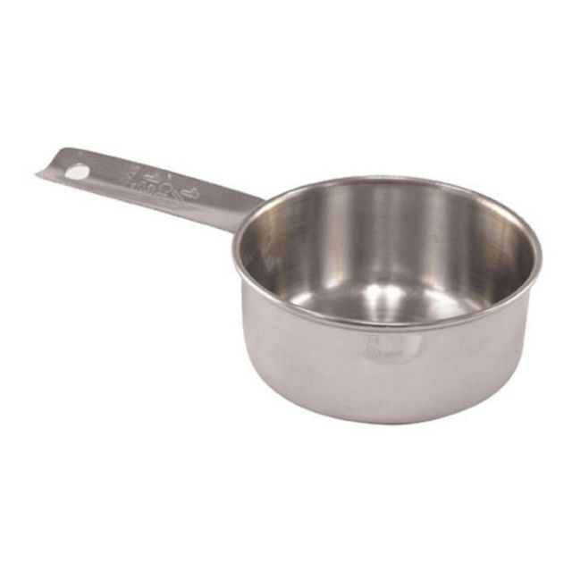 Tablecraft Stainless Steel Measuring Cup, 1/2 Cup (Min Order Qty 9) MPN:724C