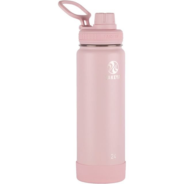 Takeya Actives Spout Reusable Water Bottle, 24 Oz, Blush (Min Order Qty 2) MPN:51054