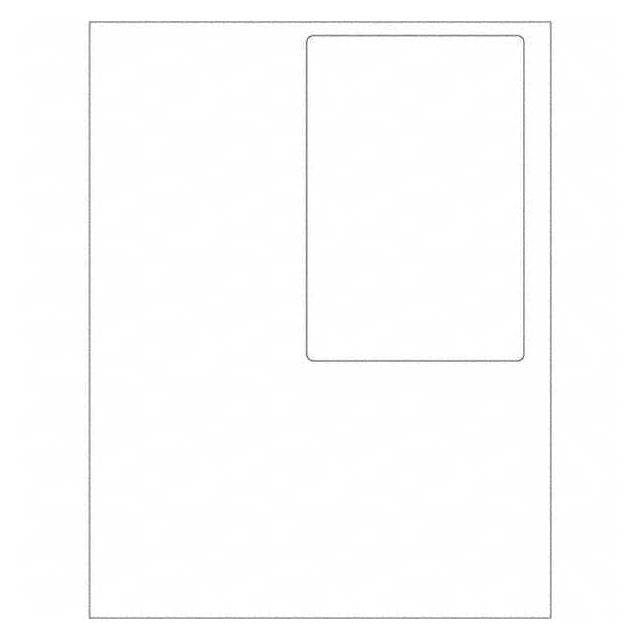 Label Maker Label: White, Paper, 6