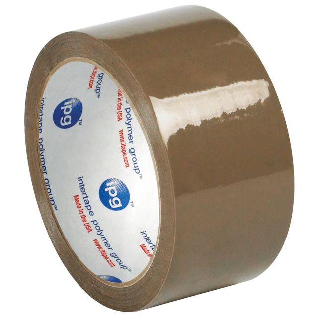 Tape Logic Natural Rubber Carton Sealing Tape, 2 Mil, 2in x 55 Yd., Tan, Case Of 6 (Min Order Qty 2) MPN:T90150T6PK