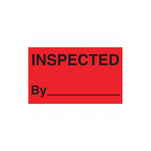 Instructional Label Inspection PK500 MPN:16U802