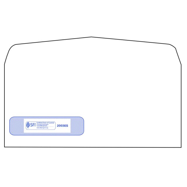 ADA Dental #10 Self-Adhesive Envelopes, Bottom Left Window, Self-Adhesive, Box Of 500 MPN:E-2003ES