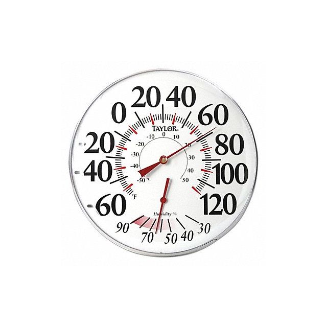 Dial Thermometer with Humidity 12 in. MPN:497J