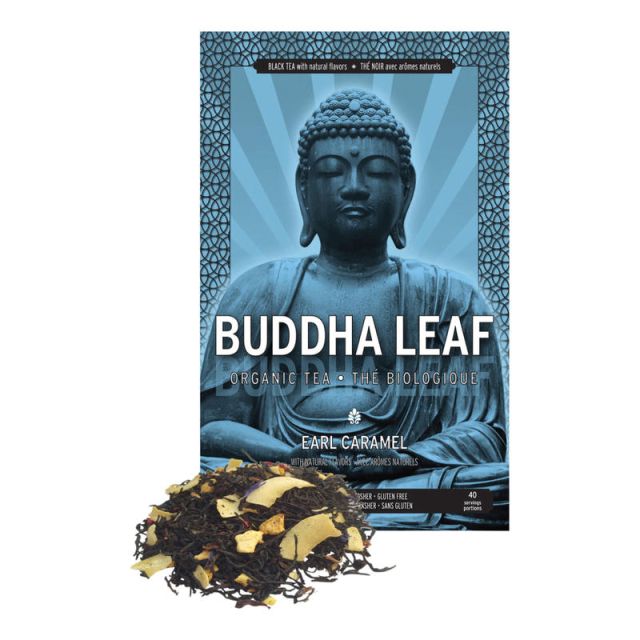 Tea Squared Buddha Earl Caramel Organic Loose Leaf Tea, 2.8 Oz, Carton Of 6 Bags MPN:126-CS