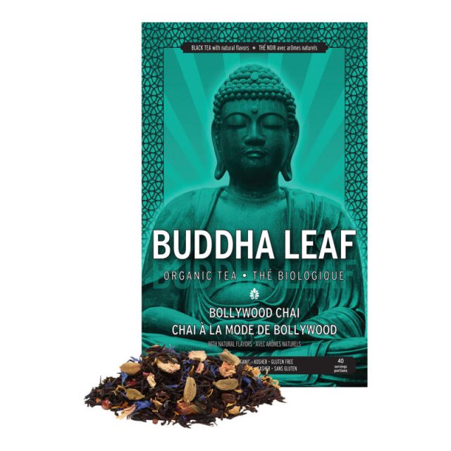 Tea Squared Buddha Bollywood Chai Organic Loose Leaf Tea, 2.8 Oz, Carton Of 6 Bags MPN:127-CS