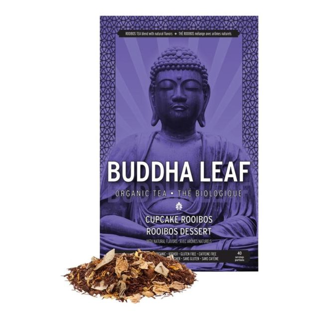 Tea Squared Buddha Cupcake Rooibos Organic Loose Leaf Tea, 2.8 Oz, Carton Of 6 Bags MPN:128-CS
