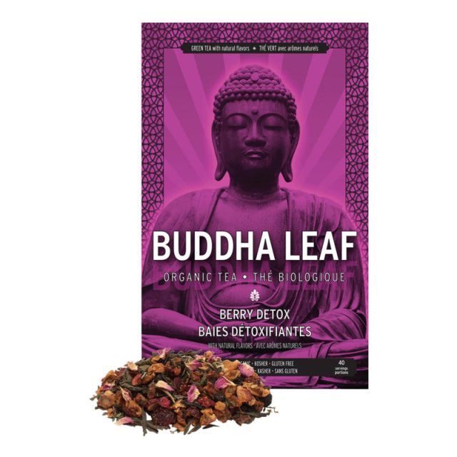 Tea Squared Buddha Berry Detox Organic Loose Leaf Tea, 2.8 Oz, Carton Of 6 Bags MPN:131-CS