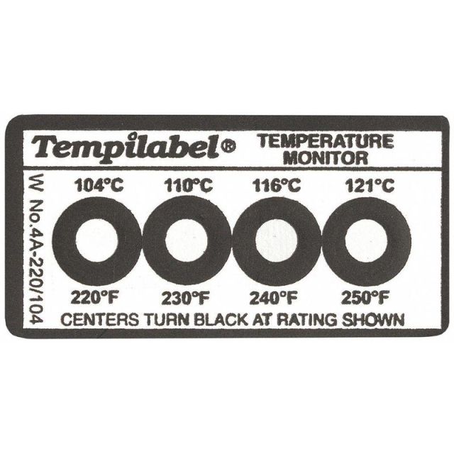 Non-Reversible Temp Indicator Strip PK10 MPN:26708