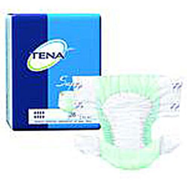 TENA Super Brief, Large, Waist/Hip: 48in-59in, Green, Pack Of 28 (Min Order Qty 2) MPN:SQ67501