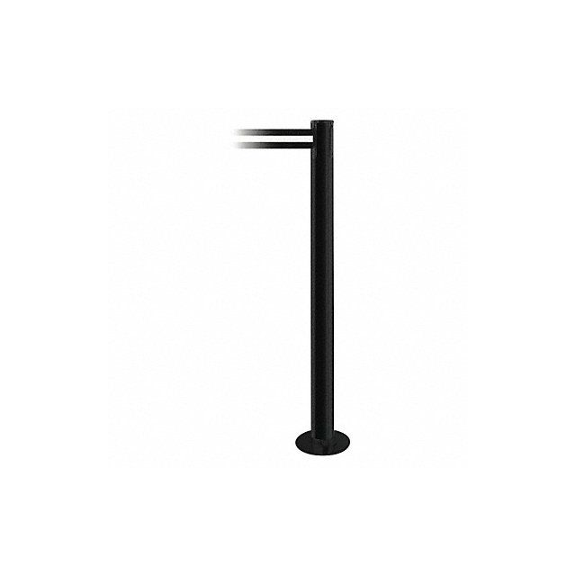 Fixed Barrier Post w/ Belt Yellow/White MPN:889F-33-33-MAX-NO-S3X-C