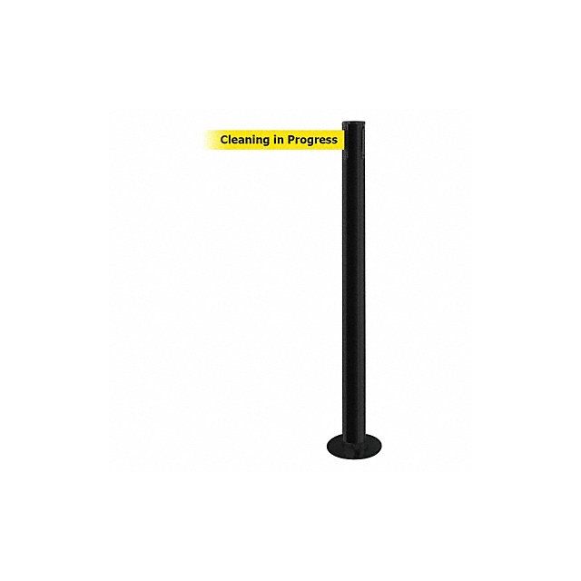 Fixed Barrier Post with Belt 13 ft L MPN:889F-33-33-MAX-NO-YCX-C