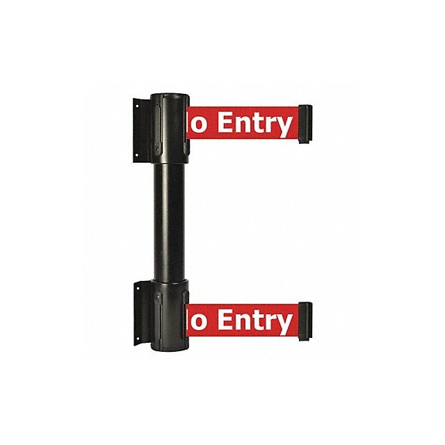 Belt Barrier 7-1/2 ft No Entry Black MPN:896T2-33-STD-RBX-C