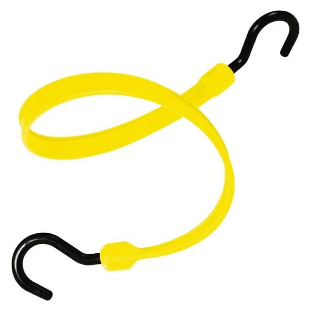 Heavy-Duty Bungee Strap Tie Down: Overmolded Nylon Hook, Non-Load Rated MPN:MBBS18NY