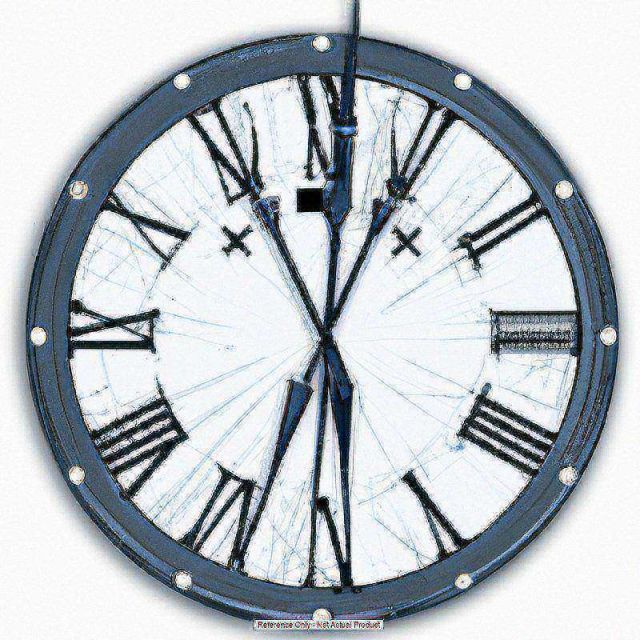 Wall Clock 12 in Battery 12 in Analog MPN:9724