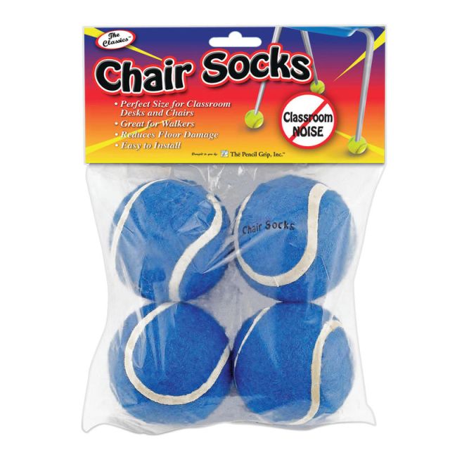 The Pencil Grip Chair Socks, Blue, Pack Of 144 Chair Socks MPN:TPG233