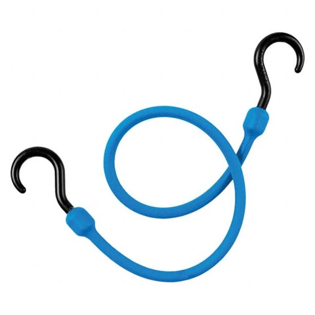 Bungee Cord Tie Down: Molded Nylon Hook, Non-Load Rated MPN:PC24BL