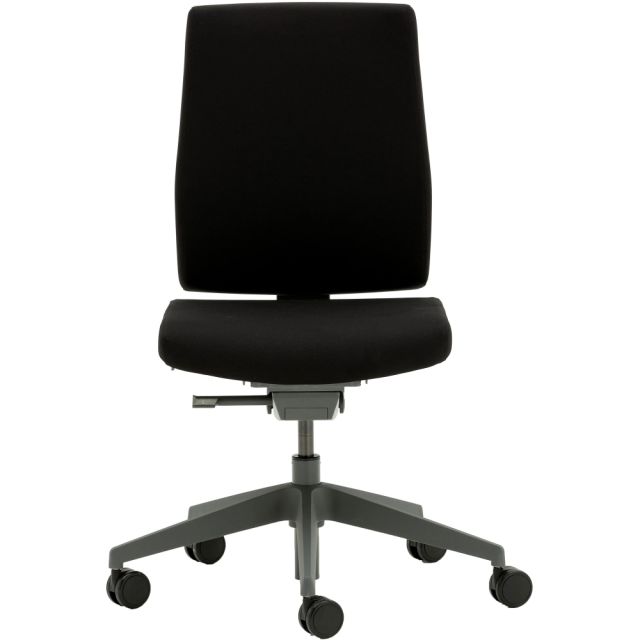 Allermuir Freeflex Armless Ergonomic Mid-Back Task Chair, Light Gray/Ink/Gray MPN:AFX505LGGRIN