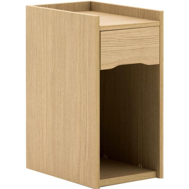 Allermuir Crate 18inD Vertical Mobile Co-Pedestal File Cabinet, Oak MPN:CODPOAK