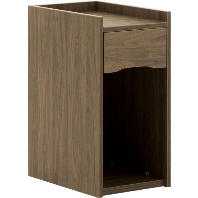 Allermuir Crate 18inD Vertical Mobile Co-Pedestal File Cabinet, Walnut MPN:CODPWAL