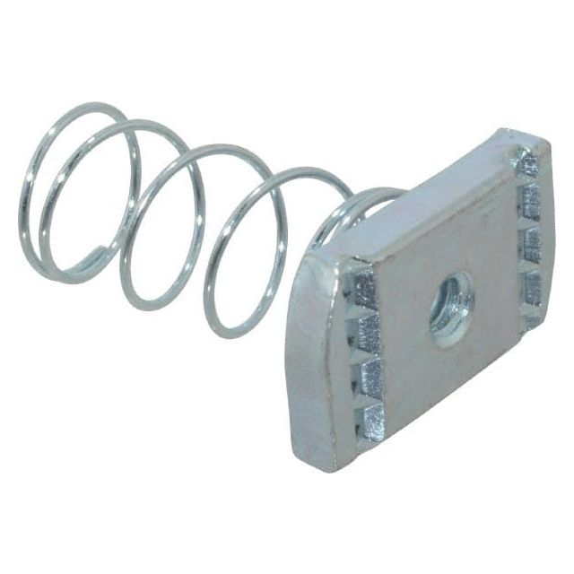 Strut Channel Regular Spring Nut: Use with Thomas & Betts - Channel Type A Only, 1/4