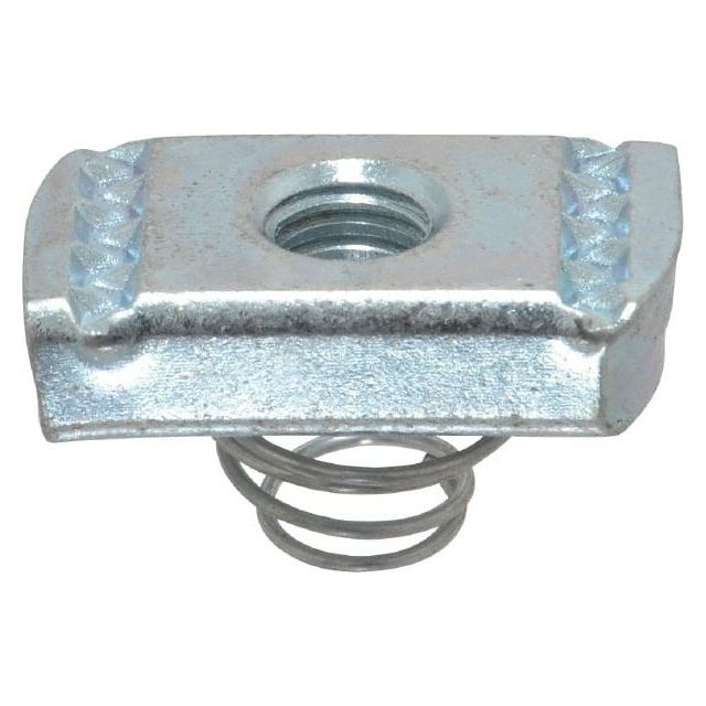 Strut Channel Short Spring Nut: Use with Thomas & Betts - Channel Type B Only, 3/8