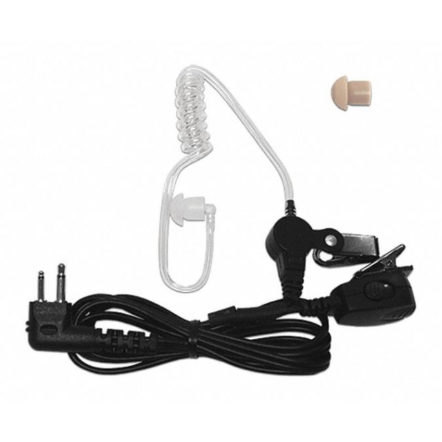 Ear Loop Earpiece Two Pin Connector Blk MPN:JD-V1603