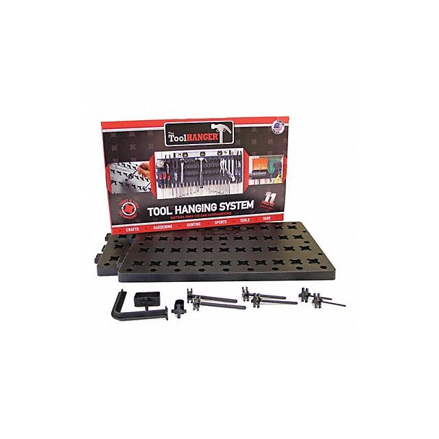 Black Tool Hanger Kit 50 lb Cap. MPN:8209
