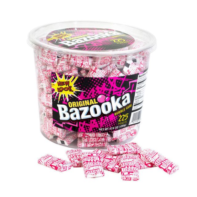 Bazooka Original Gum, 2.7 Lb Tub (Min Order Qty 2) MPN:261