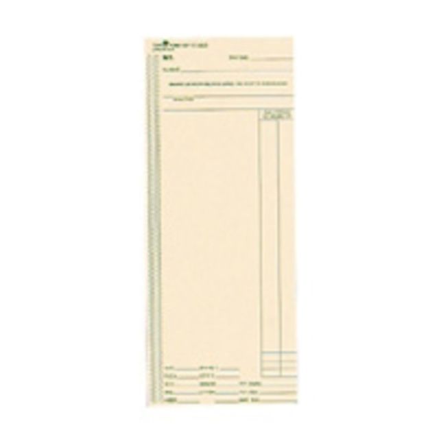 TOPS Time Cards (Replaces Original Card C3000), Weekly Time Card Form, 1-Sided, 8 1/4in x 3 3/8in, Box Of 500 (Min Order Qty 2) MPN:1261