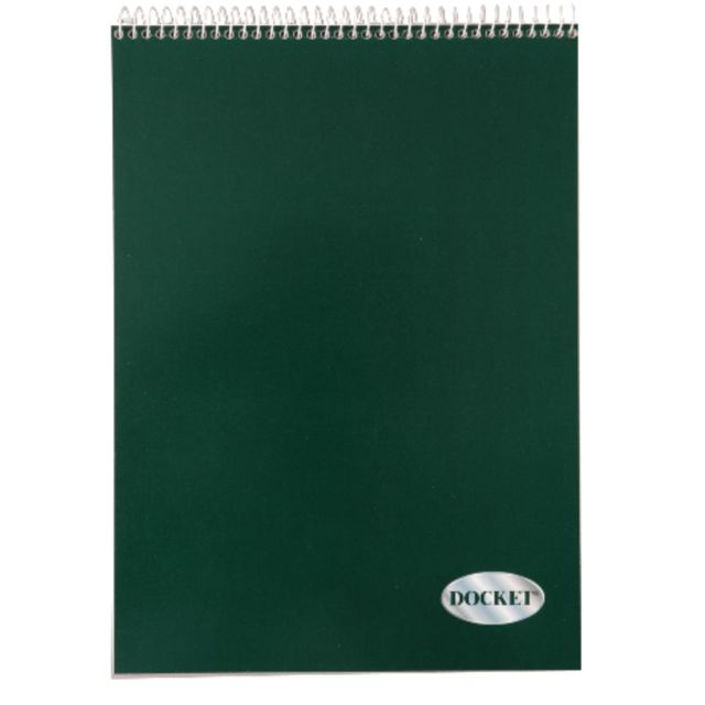 TOPS Docket Wirebound Writing Pad, 8 1/2in x 11 3/4in, Legal Ruled, 70 Sheets, Canary (Min 99613