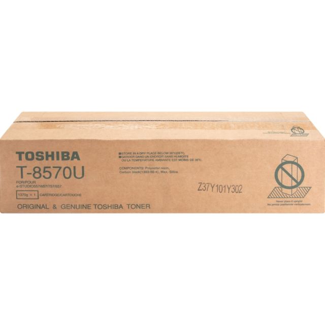 Toshiba T8570U Original Laser Toner Cartridge - Black - 1 Each - 73900 Pages MPN:T8570U