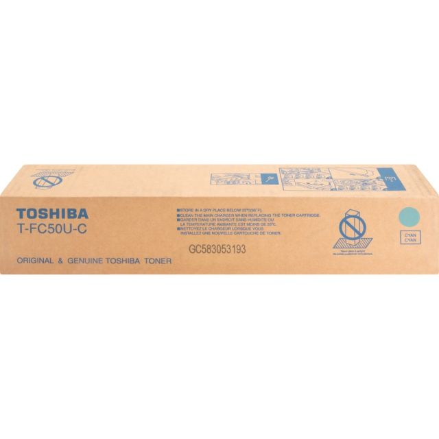 Toshiba TTFC50UC - Cyan - original - toner cartridge - for e-STUDIO 2555CSE, 3055CSE, 3555CSE, 4555CSE, 5055CSE MPN:TFC50UC