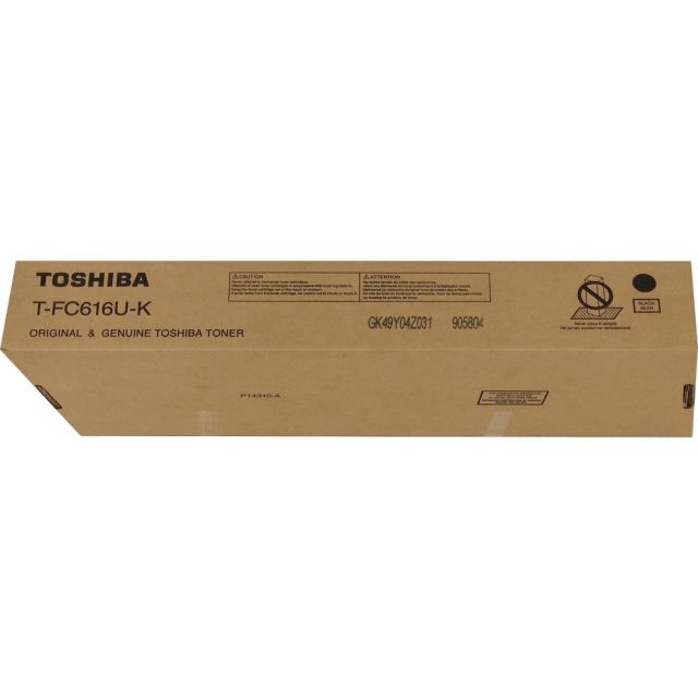 Toshiba Original Laser Toner Cartridge - Black - 1 Each - 106600 Pages MPN:TFC616UK