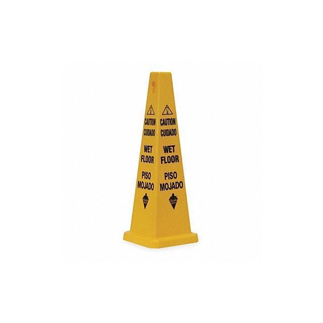 Safety Cone Yellow Polypropylene 36 in H MPN:2LEC6