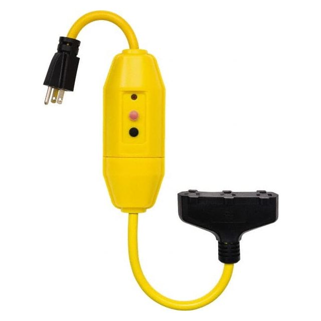 Plug-In GFCI Cord Set: 2' Cord, 15A, 125V MPN:30396028-08