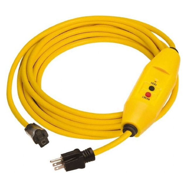 Plug-In GFCI Cord Set: 25' Cord, 15A, 125V MPN:30438052-01