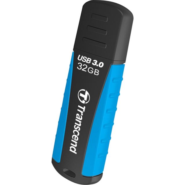 Transcend 32GB JetFlash 810 USB 3.0 Flash Drive - 32 GB - USB 3.0 - Black, Blue, Green - Lifetime Warranty (Min Order Qty 4) MPN:TS32GJF810