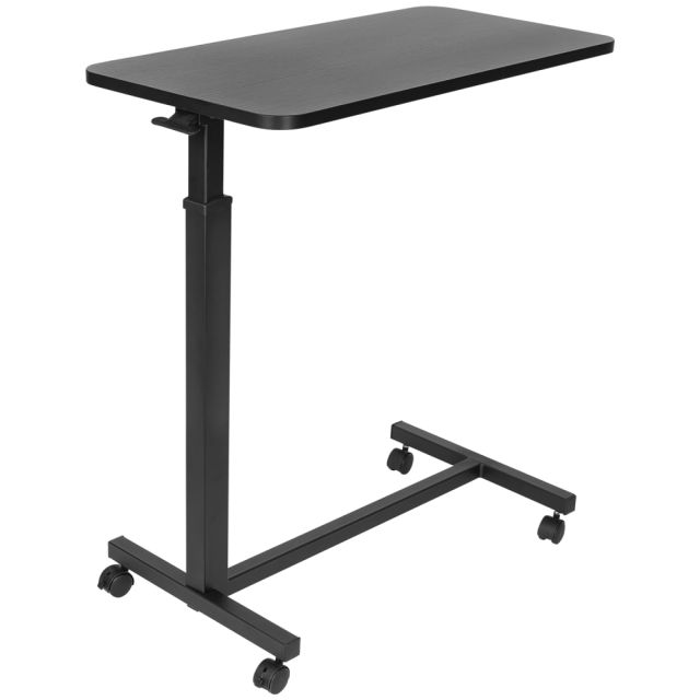 Mount-It MI-7987 Overbed Table With Wheels, 24inH x 24inW x 16inD, Black MPN:MI-7987