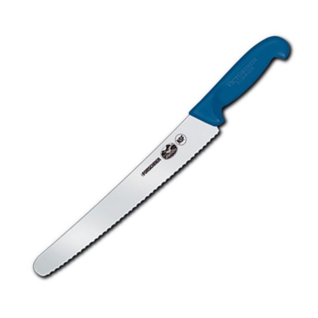 Victorinox Serrated Bread Knife, 10-1/4in, Blue MPN:40453