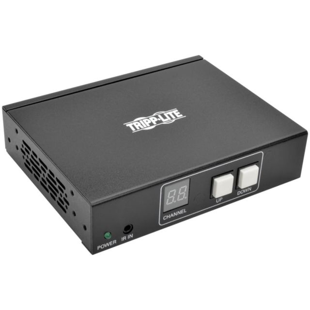 Tripp Lite HDMI A/V w RS-232 Serial, IR Control over IP Receiver 1080p 60hz - 1 Output Device - 328.08 ft Range - 1 x Network (RJ-45) - 1 x HDMI Out - Serial Port - 1920 x 1440 - Twisted Pair - Category 6 - Wall Mountable, Rack-mountable, Pole-mountable M