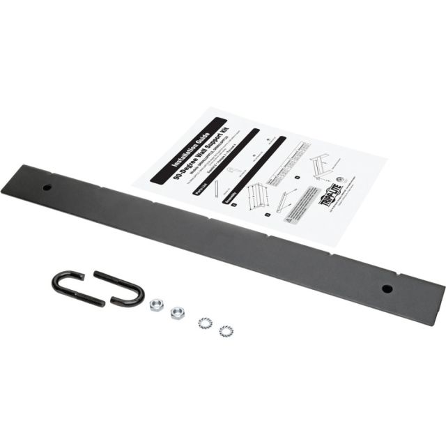 Tripp Lite Wall Support Kit for 18 in. Cable Runway, Straight and 90-Degree - Hardware Included - Cable runway wall angle support kit - black (Min Order Qty 2) MPN:SRLWALLSPPT18