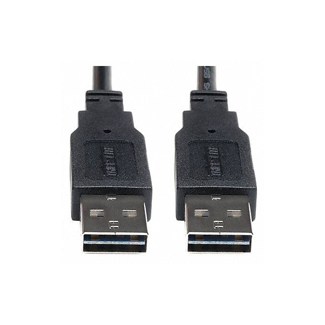 Reversible USB Cable Black 10 ft. MPN:UR020-010