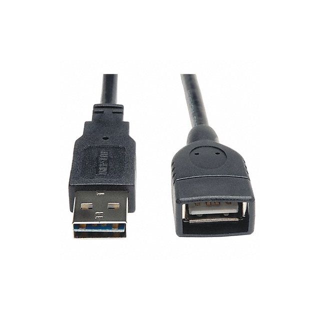 Reversible USB Extension Cable Blck 1 ft MPN:UR024-001