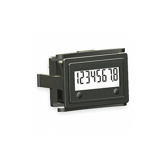 LCD Hour Meter 1.60 in Flange Mini Flush MPN:3410-2000